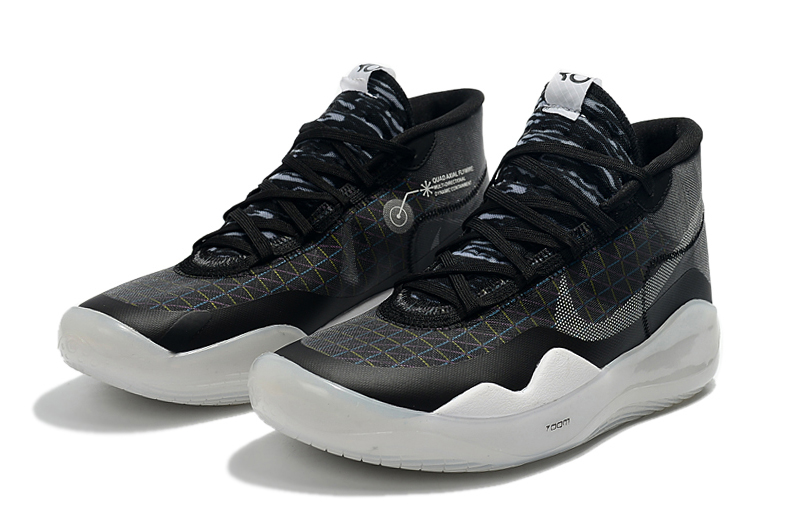 2019 Nike KD 12 Black Grey White